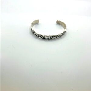 Silver 925 Celtic Knot Cuff Bracelet